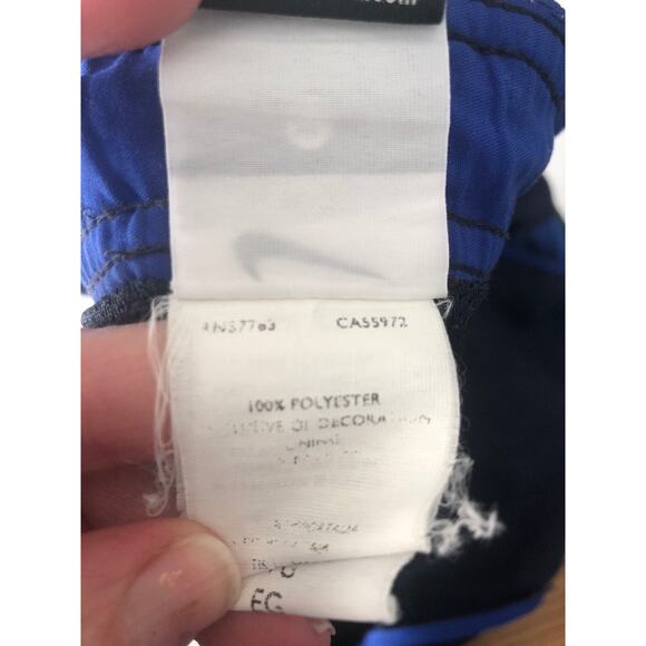 Nike Swim Trunks Shorts Size XL Mens Blue Drawstring Short Stripes Navy GUC - Picture 9 of 11